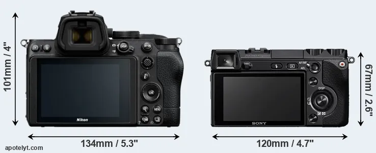 Comparison Z5 or NEX-7 rear