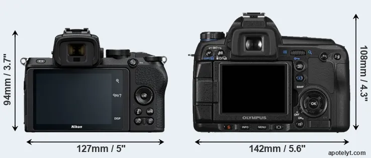 Comparison Z50 or E-30 rear