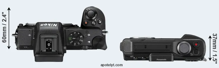 Compare Z50 versus FT7 top