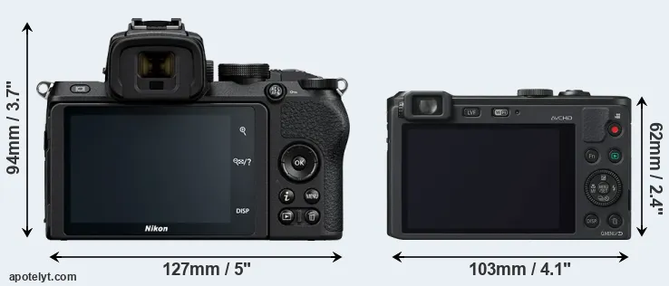 Comparison Z50 or LF1 rear