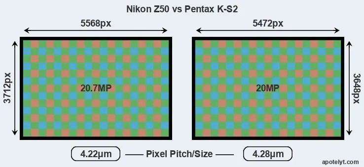 Z50 versus K-S2 MP