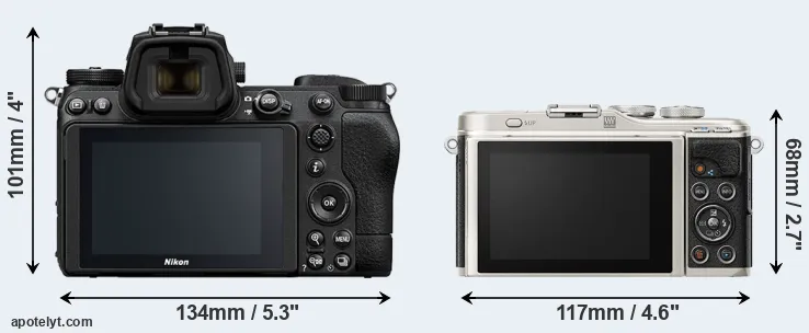 Comparison Z6 II or E-PL9 rear