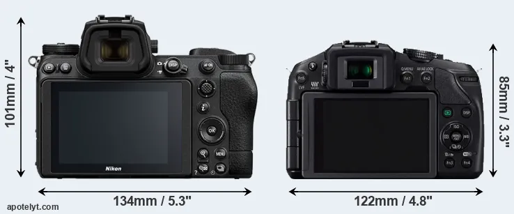 Comparison Z6 II or G6 rear