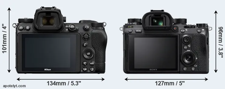 Comparison Z6 II or A9 rear