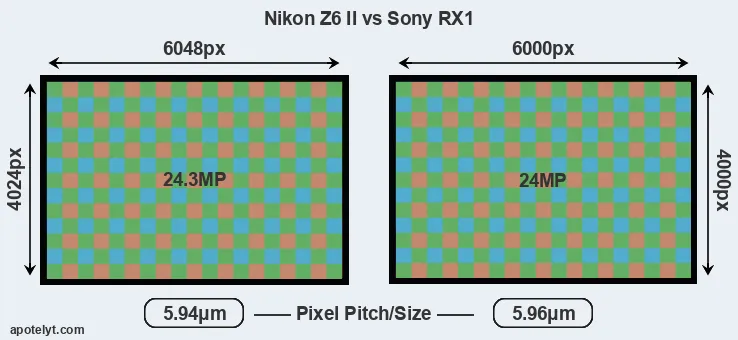 Z6 II versus RX1 MP