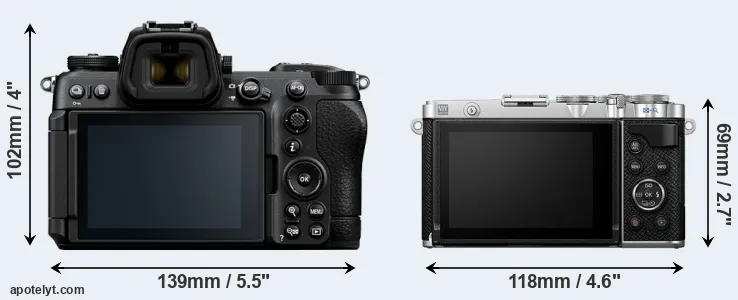 Comparison Z6 III or E-P7 rear