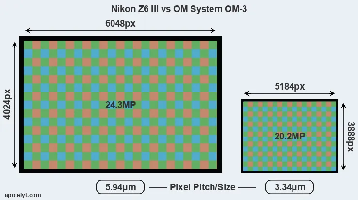 Z6 III versus OM-3 MP