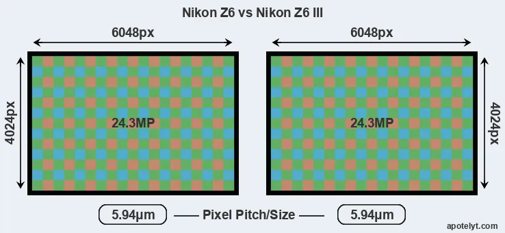 Z6 versus Z6 III MP