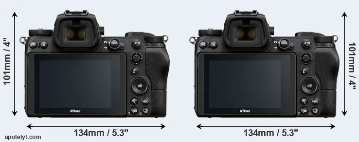 Comparison Z6 or Z7 rear
