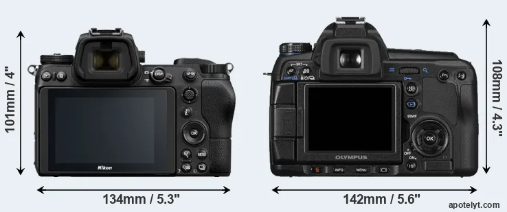 Comparison Z6 or E-30 rear