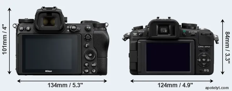 Comparison Z6 or G2 rear
