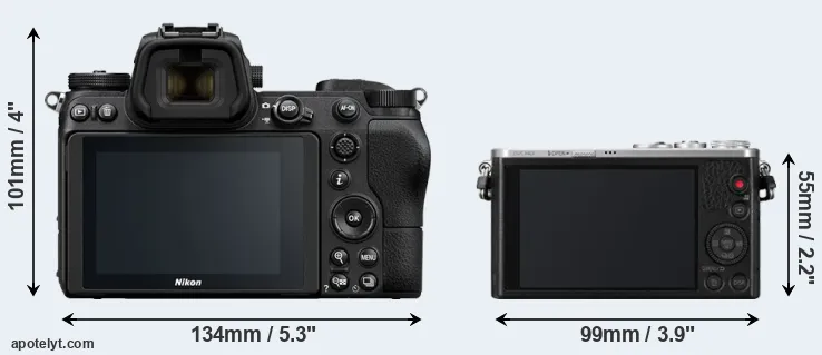 Comparison Z6 or GM1 rear