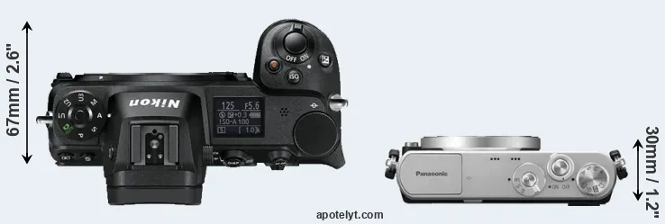 Compare Z6 versus GM1 top