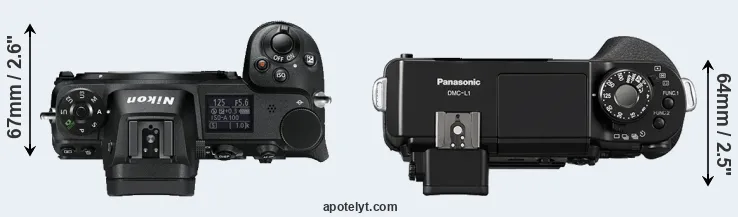 Compare Z6 versus L1 top