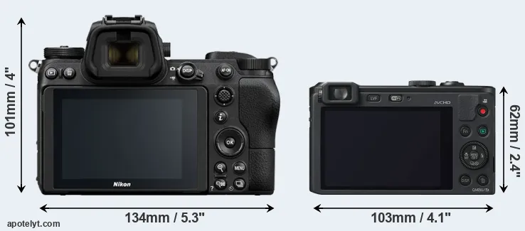 Comparison Z6 or LF1 rear