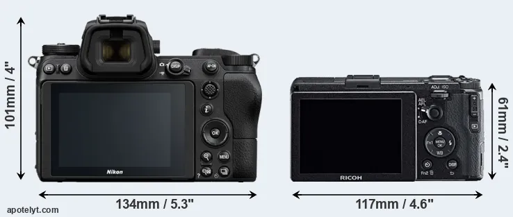 Comparison Z6 or GR rear