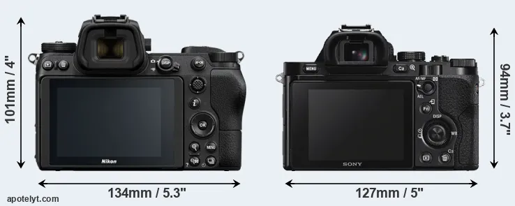 Comparison Z6 or A7S rear