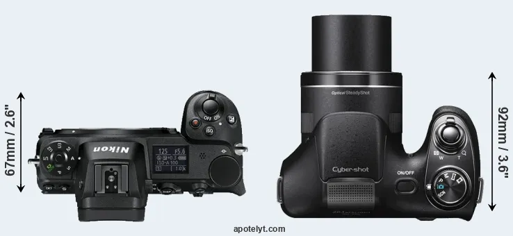 Compare Z6 versus H300 top