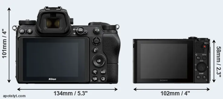 Comparison Z6 or HX80 rear