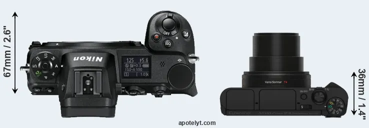 Compare Z6 versus HX80 top