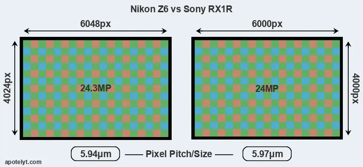 Z6 versus RX1R MP