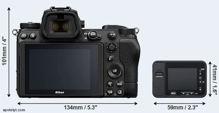 Comparison Z7 II or RX0 rear