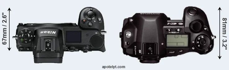 Compare Z7 versus E-1 top
