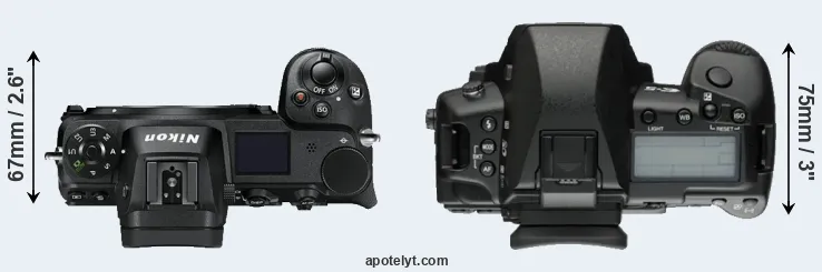 Compare Z7 versus E-5 top