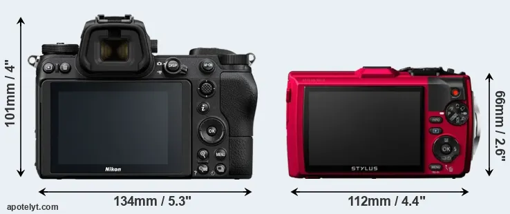 Comparison Z7 or TG-4 rear