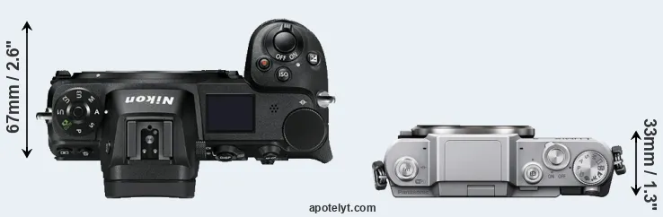 Compare Z7 versus GF7 top