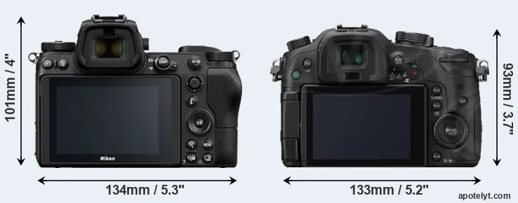 Comparison Z7 or GH3 rear