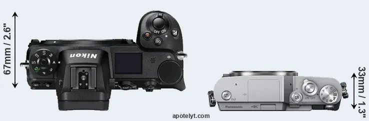 Compare Z7 versus GX800 top