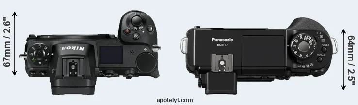 Compare Z7 versus L1 top