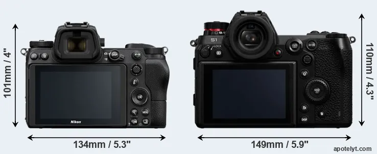 Comparison Z7 or S1 rear