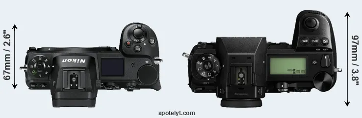 Compare Z7 versus S1 top
