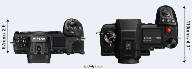 Compare Z7 versus S1H top