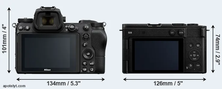 Comparison Z7 or S9 rear