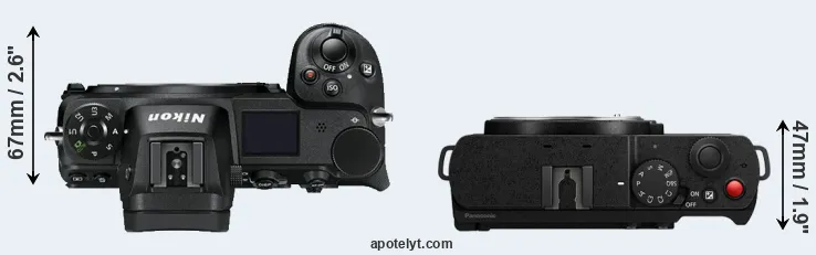 Compare Z7 versus S9 top