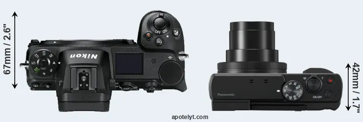 Compare Z7 versus ZS80 top
