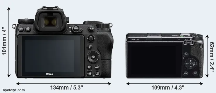 Comparison Z7 or GR IIIx rear