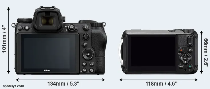 Comparison Z7 or WG-6 rear