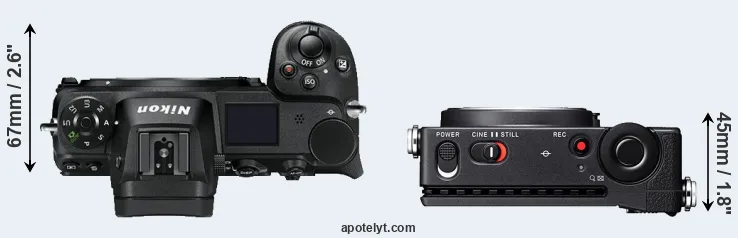 Compare Z7 versus fp L top