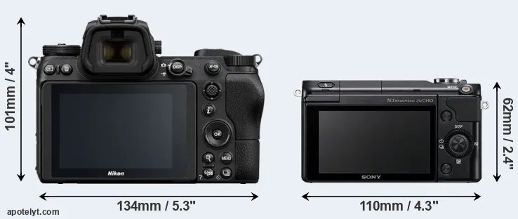 Comparison Z7 or NEX-3N rear