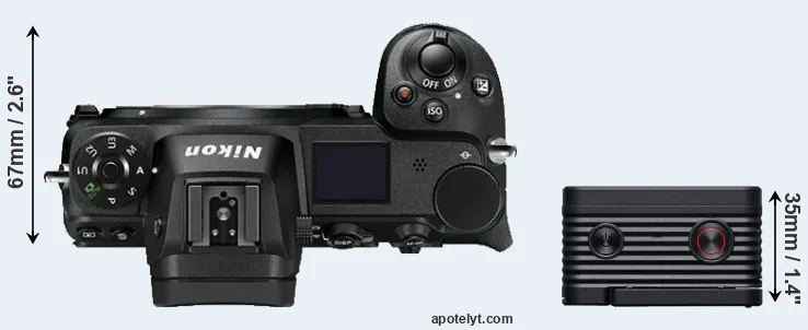 Compare Z7 versus RX0 II top