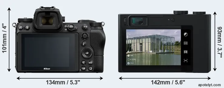 Comparison Z7 or ZX1 rear