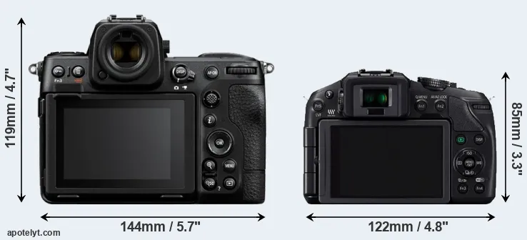 Comparison Z8 or G6 rear