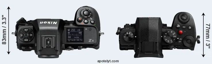 Compare Z8 versus G97 top