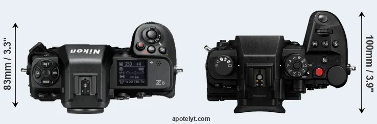 Compare Z8 versus GH7 top