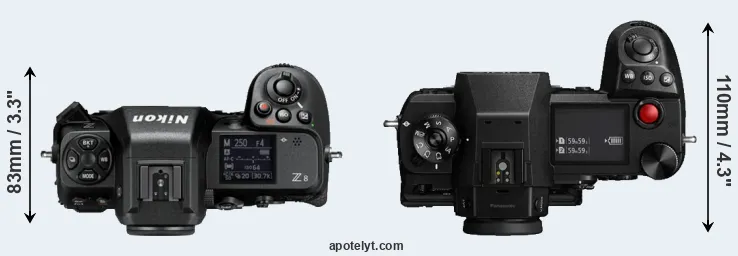 Compare Z8 versus S1H top