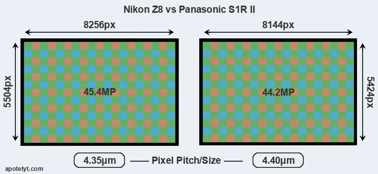 Z8 versus S1R II MP